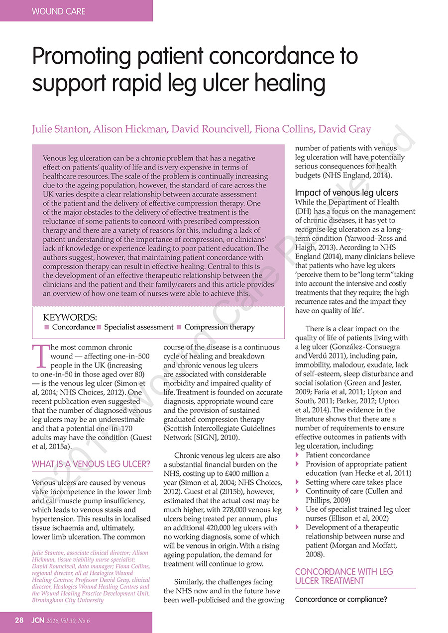 promoting-patient-concordance-to-support-rapid-leg-ulcer-healing publication